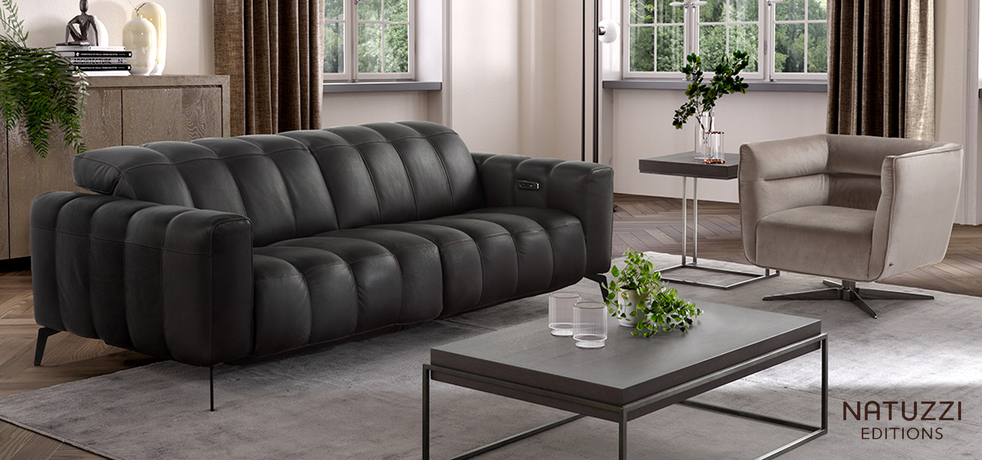 Natuzzi Editions salon met relax
