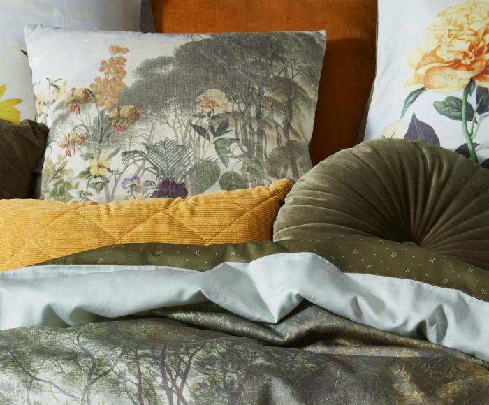 Bedtextiel Essenza dekbedovertrek groen | Gova Meubelen