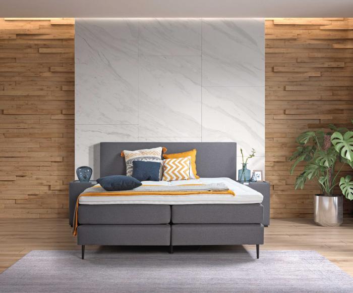 VELDEMAN VELDA FOCUS BELGISCH BED REVOR BEKA DESIGN GRIJS POCKETVEER 